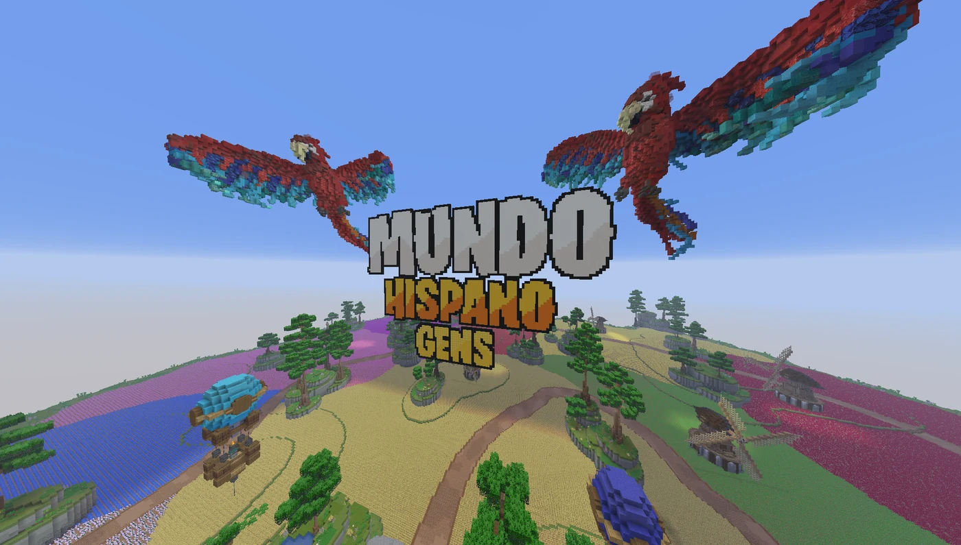 Spawn de Gens con el logo de MundoHispano