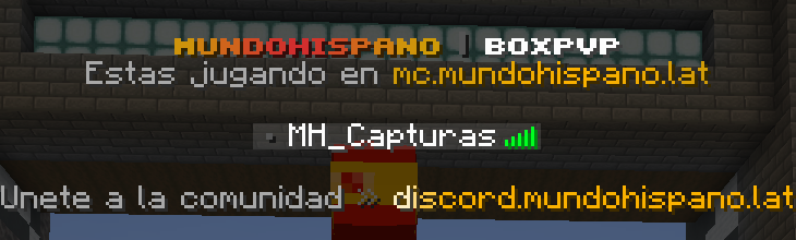 TAB de BoxPvP con la modalidad arriba y la línea que rota abajo